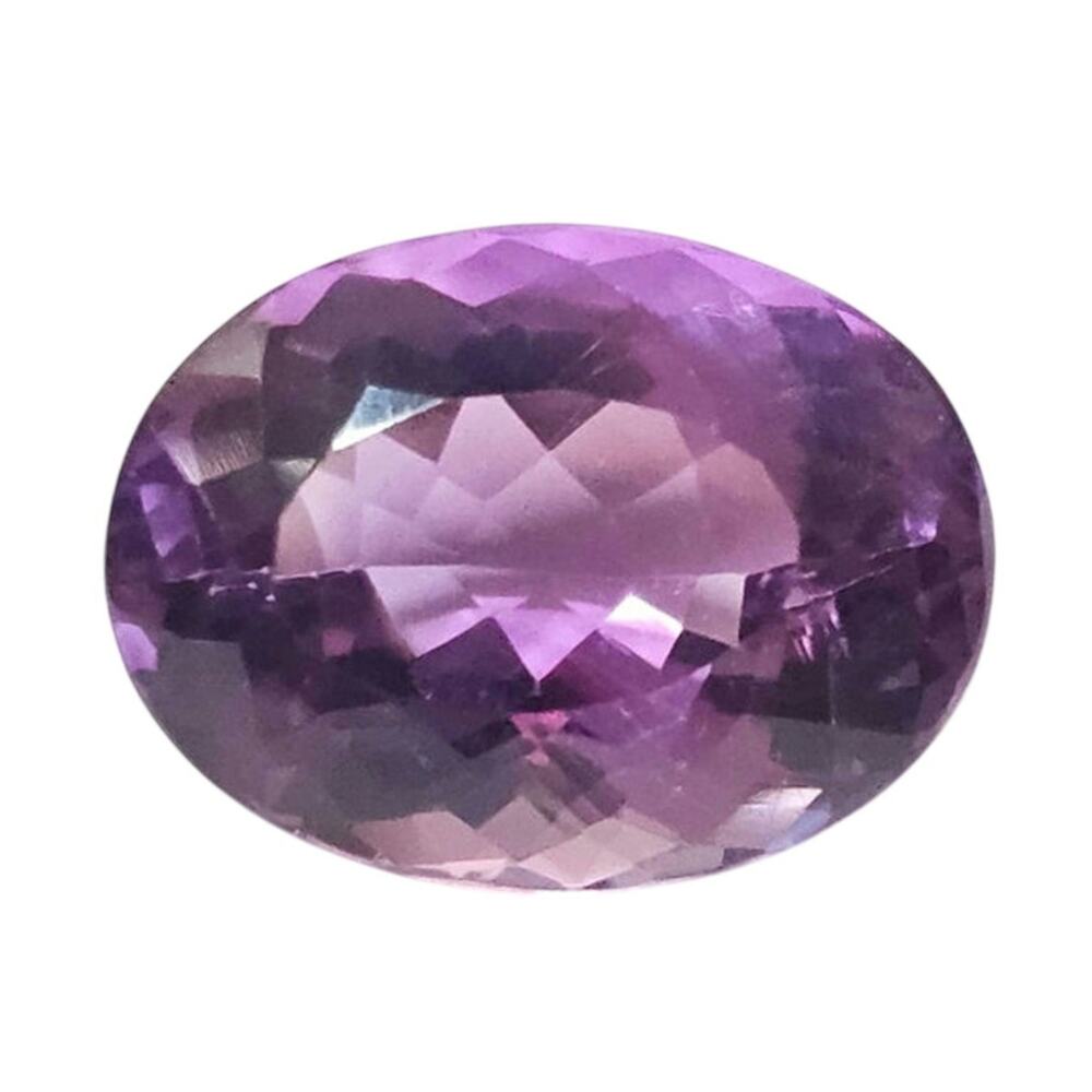 17 Ct Natural Loose Faceted Oval Amethyst Gemstone 19mm x 14mm